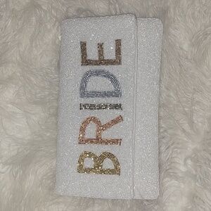 BRIDE beaded clutch & crossbody